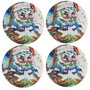 Hermia Set de 4 Salvamanteles Individuales Multicolor 37 cm